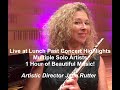 Capture de la vidéo Live At Lunch Concert Highlights  Artistic Director: Jane Rutter; Patron: Richard Bonynge Cbe