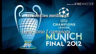 UEFA Champions League Final Munich 2012 Anthem