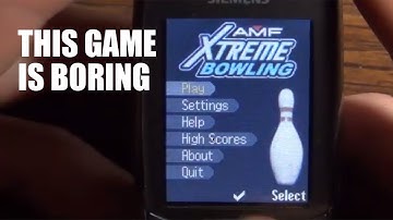 AMF XTREME BOWLING ON SIEMENS PHONE CX65  - GAME