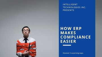 How ERP Makes Compliance Easier