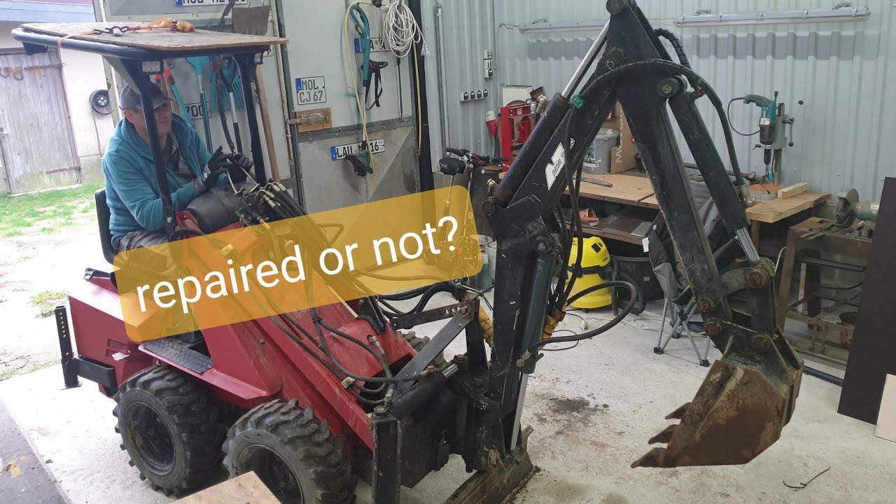 Baggerarm reparieren Teil2 Avant Tecno Powercat