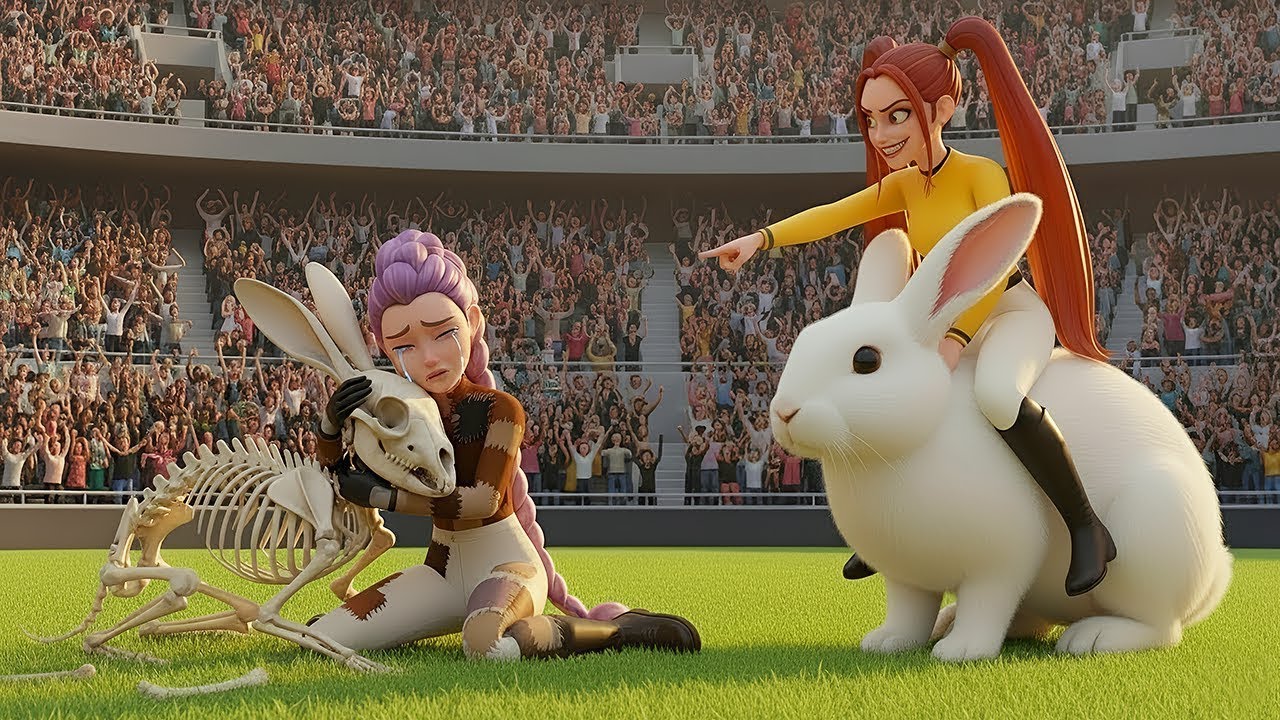 RUMI Gets Giant Rabbit Racing Championship - KPOP Demon Hunters