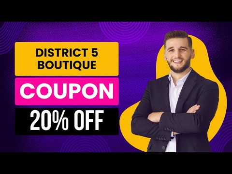 20% OFF - District 5 Boutique Coupon Code - District 5 Boutique Discount Code