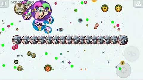 LINE SPLIT IN AGAR.IO MOBILE