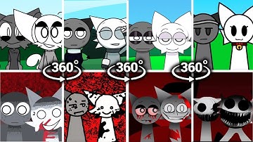 360° Incredibox - Sprunki but MIX WENDA and GRAY in ALL Different Mods