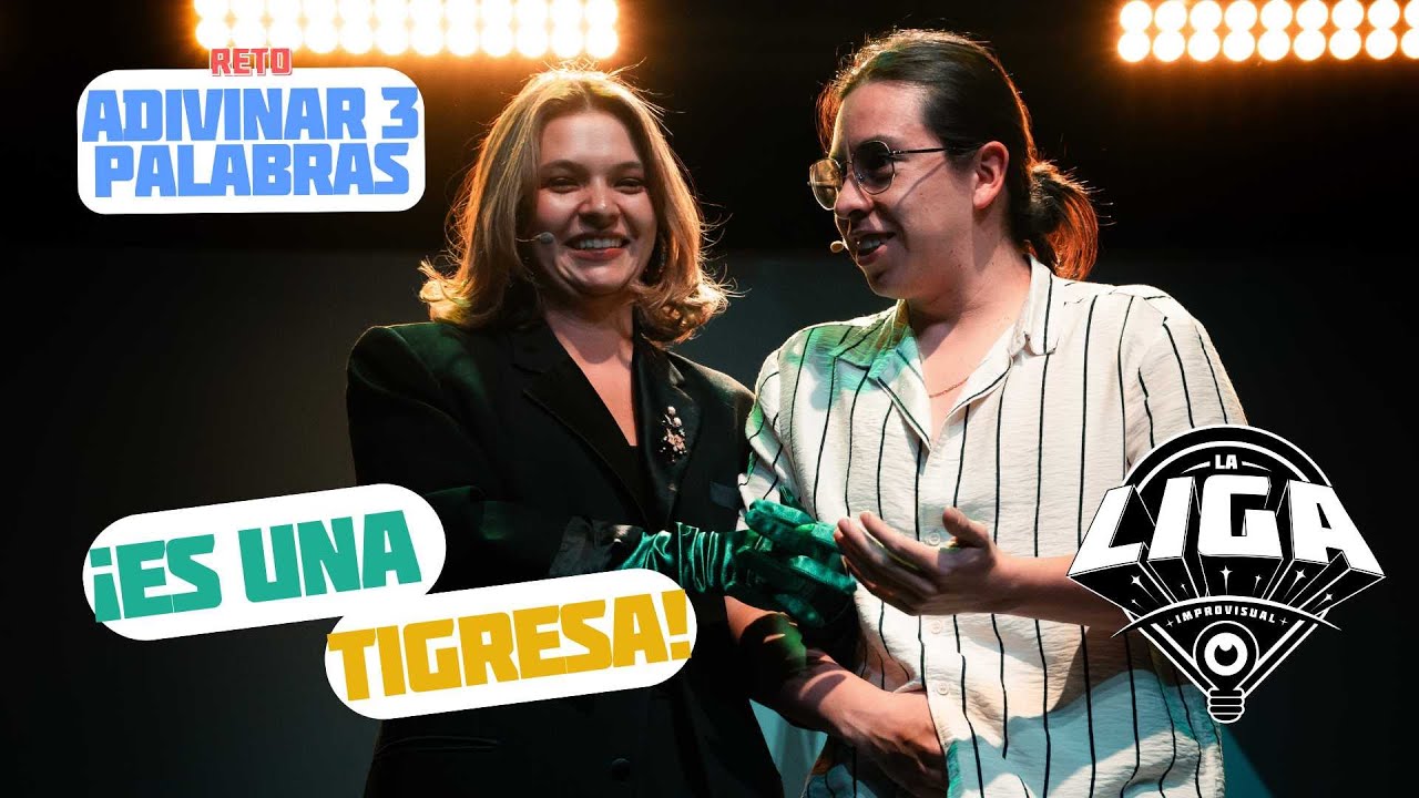 LA LIGA IMPROVISUAL - CAP 14 - CAMILO SANCHEZ ADIVINANDO PALABRAS MIENTRAS IMPROVISA