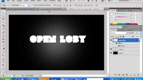 Chrome/Metallic text effect in Photoshop - Tutorial