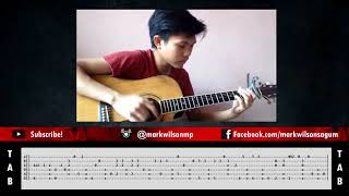 (TAB)"Para Sa Akin" by Sitti Navarro Fingerstyle Cover by Mark Wilson Sagum