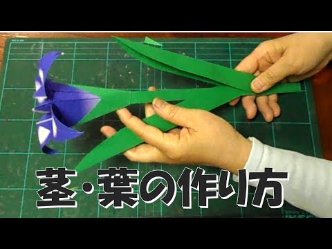 Kimie Gangiの季節の壁面掲示 5月 あやめ 菖蒲の茎と葉 の作り方 Youtube