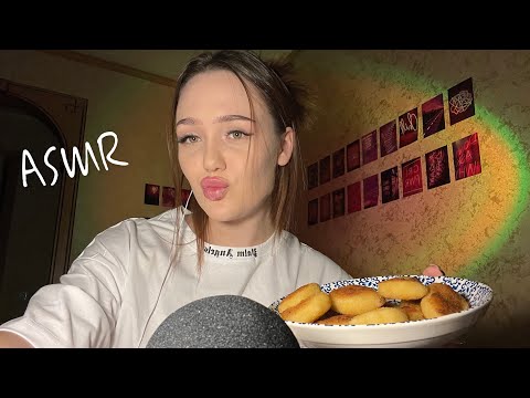 АСМР САЛАТ ЦЕЗАРЬ И НАГГЕТСЫ 🥬 / итинг 🤍