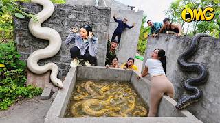 Brave Soldiers Used High-Tech Snake Detectors To Locate The Giant Python's Nest.