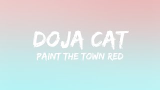 Doja Cat - Paint The Town Red (Lyrics) | Coldplay, Calvin Harris, Dua Lipa,  Akon (Mix)
