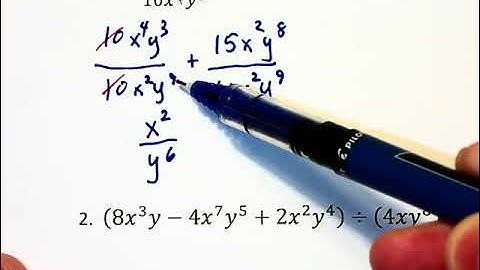 5.4a - Dividing Polynomials - Part 1
