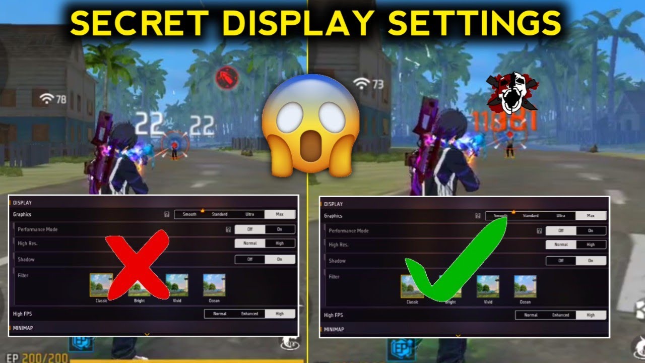 99% Player Yehi Galti Karte Hain ! Best Display Settings for free fire after update|