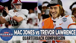 QB COMPARISON: Mac Jones vs Trevor Lawrence; One Area where Jones “blows Lawrence away”