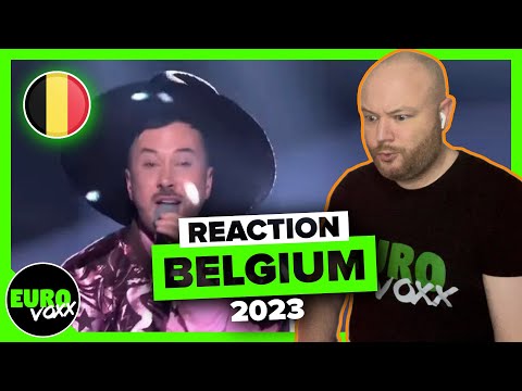 BELGIUM EUROVISION 2023 REACTION // Gustaph - Becasue of You