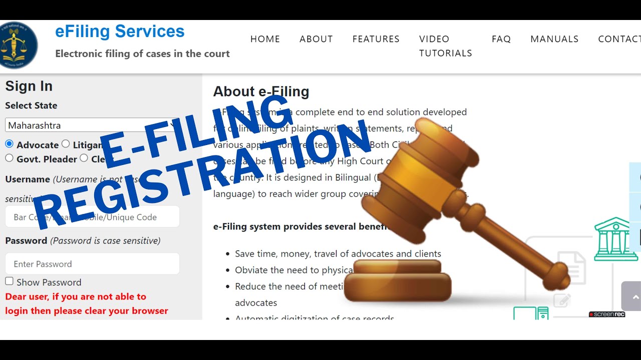 ecourt-filing-registration-step-by-step-procedure-youtube
