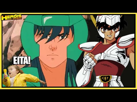Por que os traços de Os Cavaleiros Do Zodíaco mudavam Tanto?!