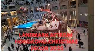 Christmas Decorations Tour At Landmark Emporium Central Hongkong