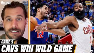 James Harden & Donovan Mitchell OUTDUEL Cade Cunningham in clutch of Game 5 | Cavs-Pistons Reaction