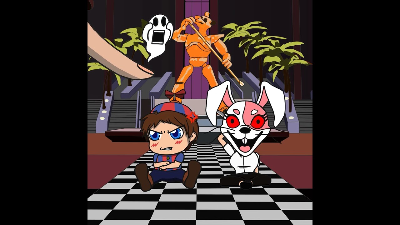 Vanessa and Balloon Boy - FNAF VS FINGER