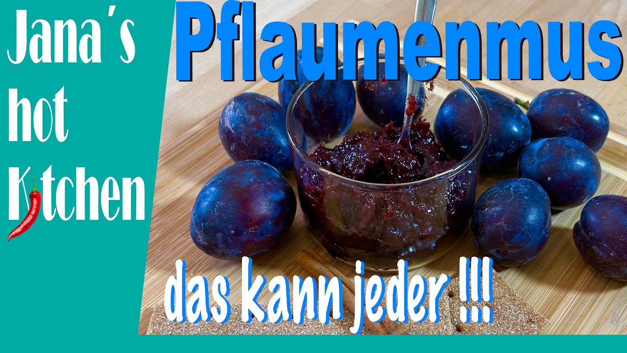 Powidl - Pflaumenmus ganz einfach selber machen - Powidl aus dem Backofen - ohne ständiges Umrühren