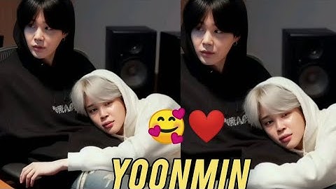 💌 yoonmin jiyoon moments that make me soft 💕 jimin and suga #3