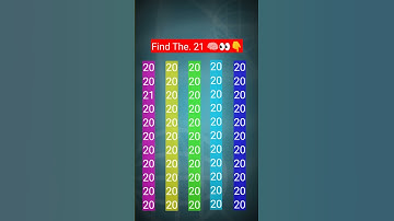 #Find21#PuzzleGame #Shorts #ViralChallenge.###