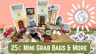 Dollhouse Miniature Haul from Goodwill Bins & Earth n Tree Miniatures