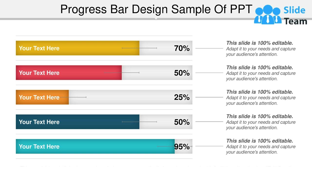 Progress Bar Design Sample Of Ppt YouTube