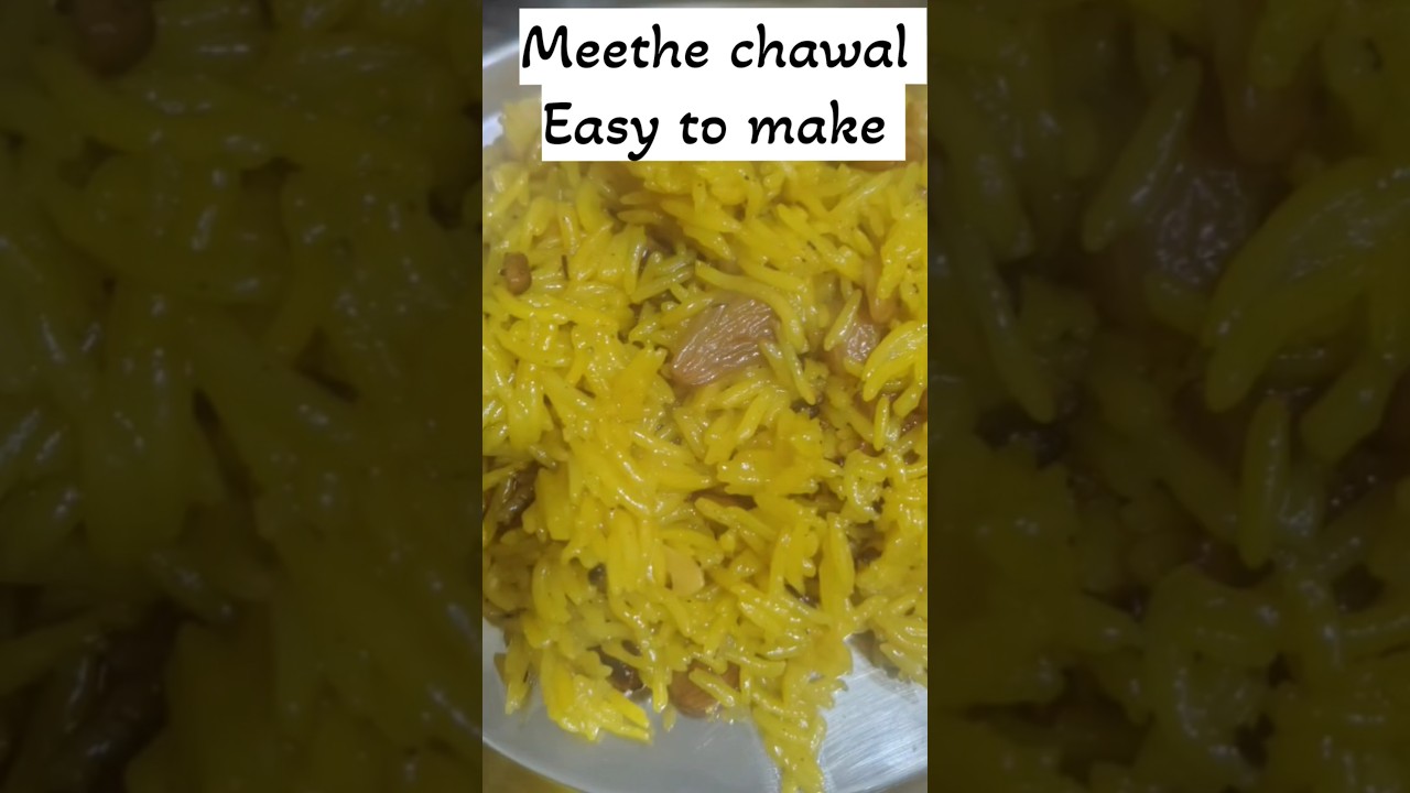 Easy to make Yellow rice recipe 😋 