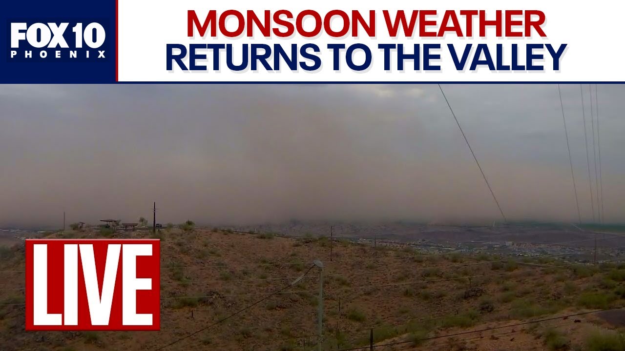 Monsoon weather returns to the Phoenix area | FOX 10 Phoenix - YouTube