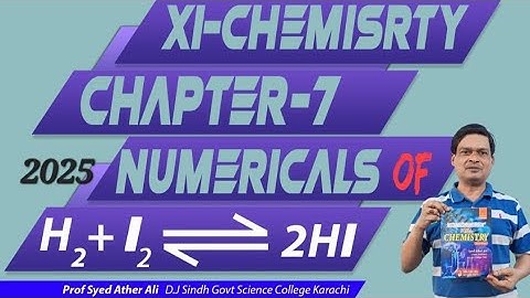 XI CHEMISTRY Q 3 (b) 2025 NUMERICAL OF Kc.