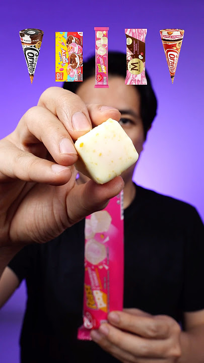 EATING VARIOUS VARIANTS OF WALLS ICE CREAM PART.10