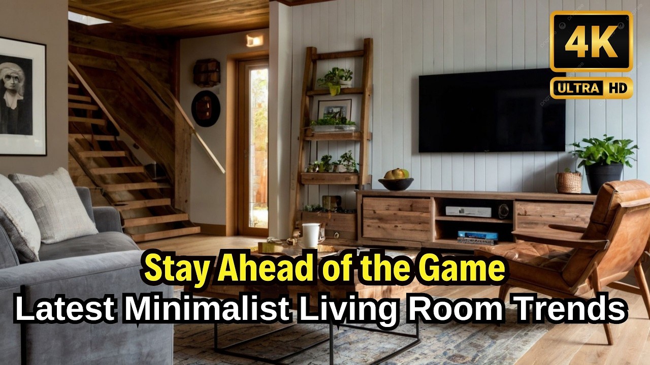 6.1 Inch Ribbed Plastic Flower Vase with Rustic Rope, Modern Minimalist ... - Rustic Minimalist Living Room