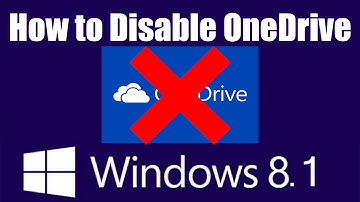 How to Disable OneDrive/SkyDrive Integration in Windows 8.1