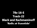78s 16 E Black And Rachmaminoff Bells At Eventide 78s 16 E Black And Rachmaminoff Bells At Eventide
