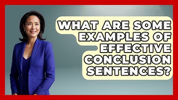What Are Some Examples Of Effective Conclusion Sentences? - Law School Prep Hub