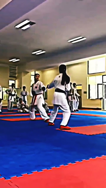 girls fight | Girl's kumite | karate event | superb point | #shorts