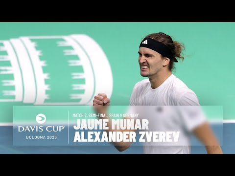 زفيريف المصنف الثالث عالمي ا بذل قصارى جهده إسبانيا ضد ألمانيا أبرز اللقطات نهائي كأس