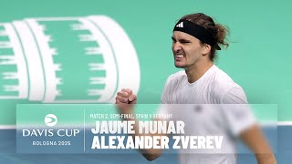 World No. 3 Zverev pushed all the way! 😮 | Spain v Germany | Highlights | 2025 Davis Cup Final 8