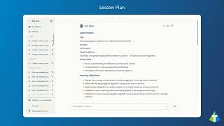 LESSON PLAN — How to generate a lesson plan with DASH
