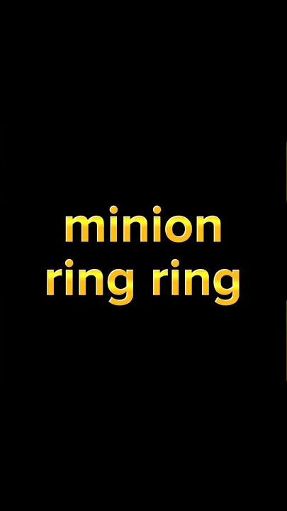 Nada dering minion ring ring