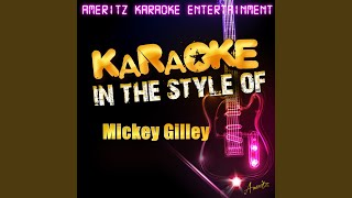 Tears of the Lonely (In the Style of Mickey Gilley) (Karaoke Version)