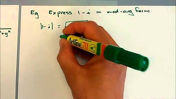 Argand diagram mod arg form