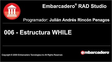 Delphi 006 ¿Cómo realizar la estructura WHILE en Delphi?
