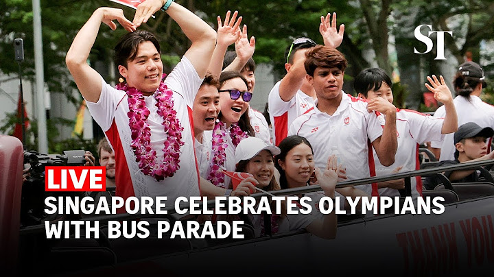 [LIVE] Open-top bus parade for Max Maeder and Team Singapore Olympians