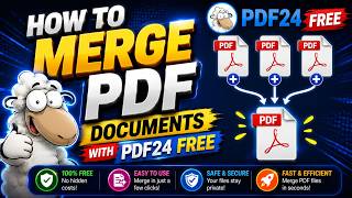 How to Merge PDF Documents with PDF24 for FREE