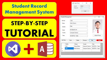 💡Student Records Management System Project using Visual Basic and Ms Access | Tutorial for Beginners