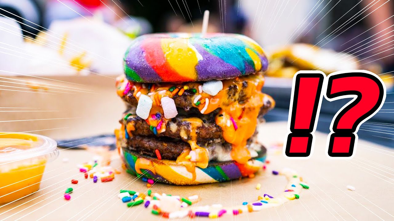 Rainbow Unicorn Magical Burger!!! | Ground House - YouTube